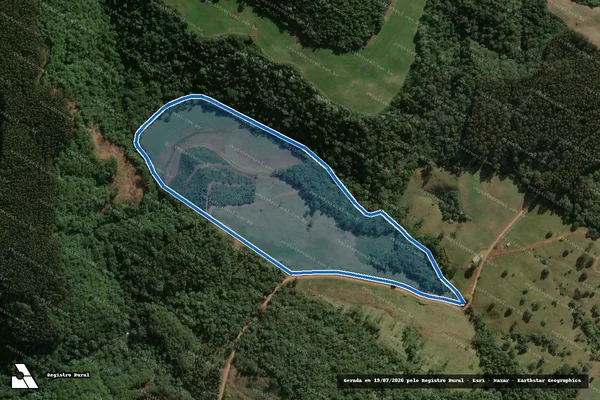 Imagem de satélite de FAZENDA DO SALTO - FAZENDA DO SALTO - GLEBA A em Ponte Serrada - SC