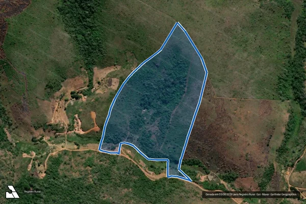 Imagem de satélite de Fazenda Águas Marinhas ? Parte 02 - Gleba A em Caraí - MG