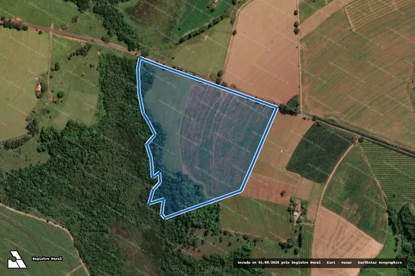 Imagem de satélite de Sítio Campestre - PARTE 1 em Mogi Guaçu - SP