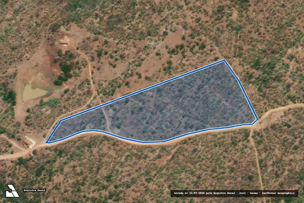 Imagem de satélite de P.A. SÃO VICENTE ? LOTE 08 - LOTE 08A em Várzea - PB
