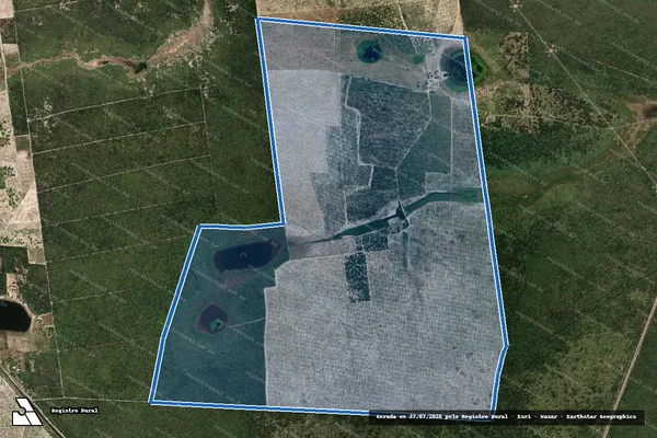 Imagem de satélite de FAZENDA RINCÃO GAÚCHO - Parcela 1 em Beberibe - CE