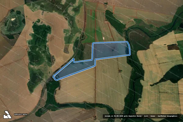 Imagem de satélite de Fazenda Posse - Tenda Velha - PARCELA 01 em Acreúna - GO