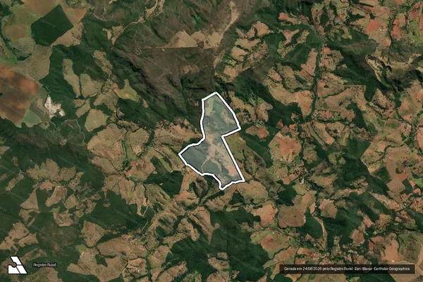 Imagem de satélite de Fazenda Serra Grande - Parcela 1 em Onça de Pitangui - MG