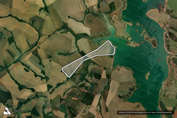 Imagem de satélite de Fazenda Taboões - Fazenda Taboões em Formiga - MG
