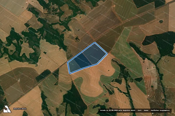 Imagem de satélite de FAZENDA MONTE ALEGRE - PARTE 2 em Rio Verde - GO