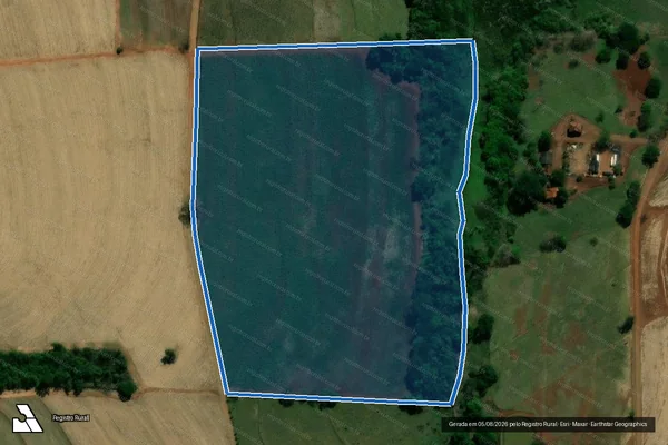 Imagem de satélite de FAZENDA SÃO LOURENÇO - GLEBA C em Boracéia - SP