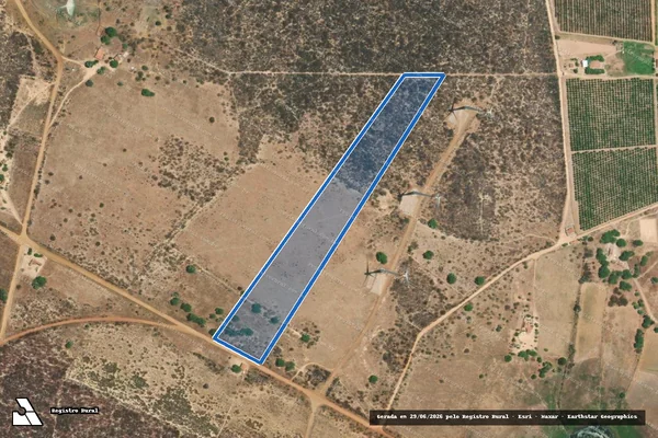Imagem de satélite de Sítio Entroncamento  - Sítio Entroncamento ? Parte 1/A4 em Casa Nova - BA