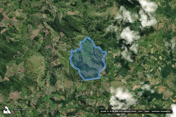 Imagem de satélite de Fazenda Rio do Onha - Parte 01 em Aratuípe - BA