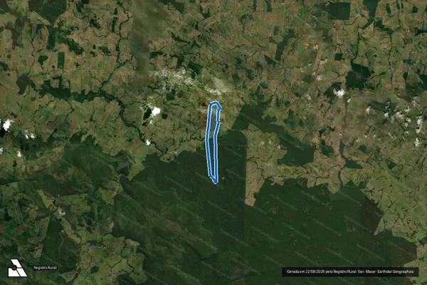 Imagem de satélite de FAZENDA PORTEIRA FECHADA - GLEBA BURITIS - FIGURA 06