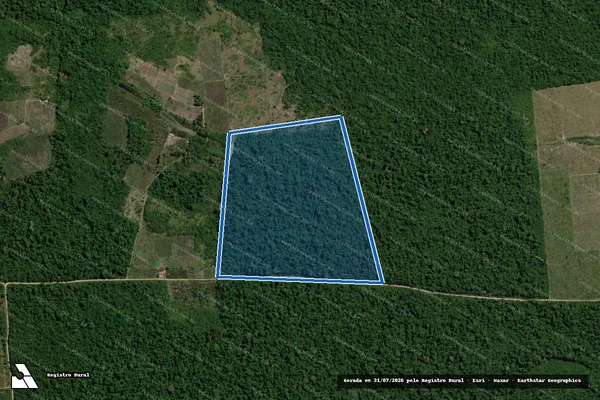 Imagem de satélite de FAZENDA CAIRARI LOTE 21 E 23 - Parte 1 em Moju - PA