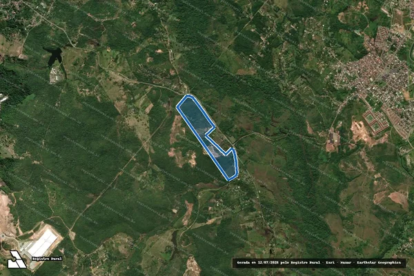 Imagem de satélite de FAZENDA BAIXÃO - Parte 4 em Simões Filho - BA