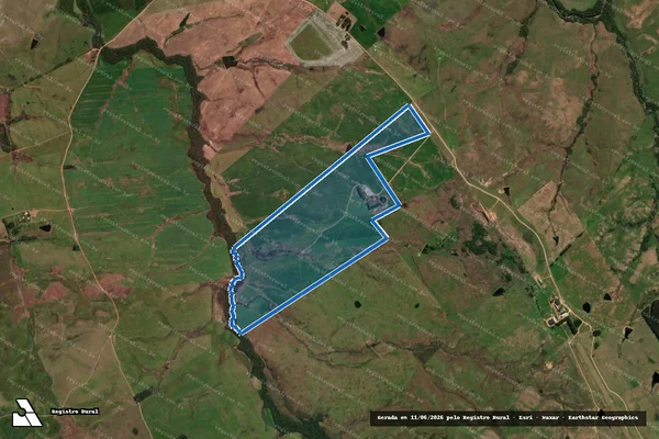 Imagem de satélite de Granja Santa Ana ? Gleba B  - Gleba B em São Gabriel - RS