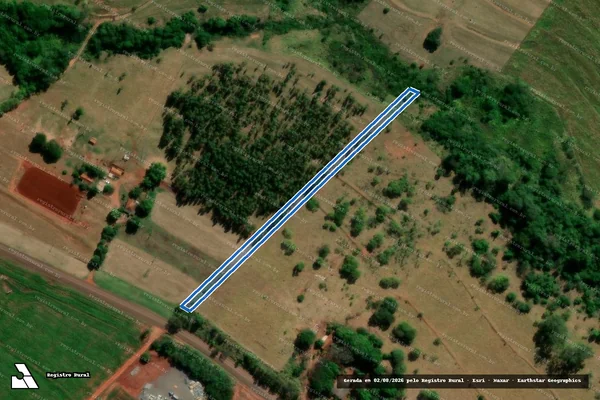 Imagem de satélite de Sítio Rancho Do Senhor - Gleba B em Iepê - SP