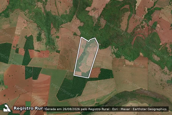 Imagem de satélite de FAZENDAS CACHOEIRA DOS COSTAS E SAO JOSE DO PARANAIBA L DS PINDAIBA CORREGO SECO LAGOA E MATA - CORREGO SECO em Tupaciguara - MG
