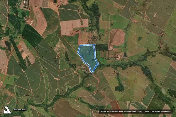 Imagem de satélite de SITIO SÃO LUIZ II - Parte 1 em Bady Bassitt - SP