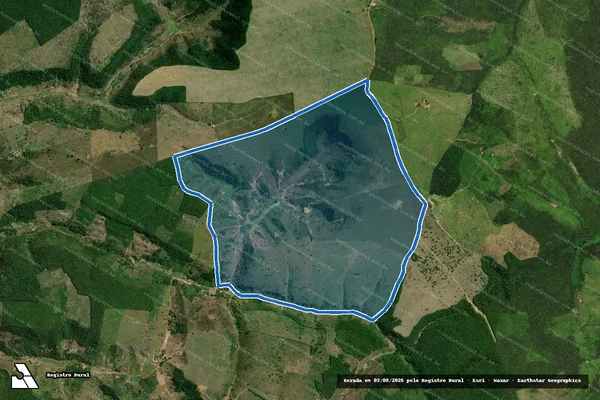 Imagem de satélite de FAZENDA SANTA MARIA - 01 em Poção de Pedras - MA