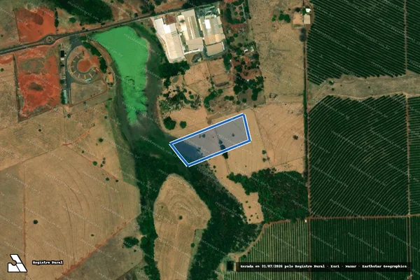 Imagem de satélite de Estância Yamada - PARCELA 04 em Urânia - SP
