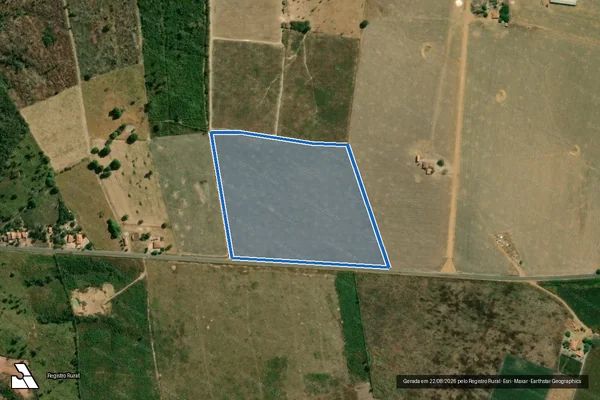 Imagem de satélite de FAZENDA BOI NÃO BERRA - Parcela 1 em São Domingos do Maranhão - MA