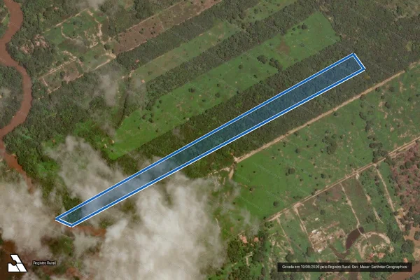 Imagem de satélite de FAZENDA MANDACARU - SÍTIO CÂNDEIAS em Riachão das Neves - BA
