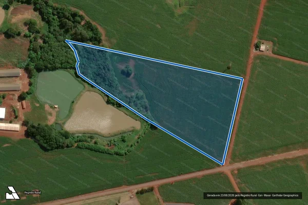 Imagem de satélite de Lote Rural 68 - Parcela 1 em Assis Chateaubriand - PR