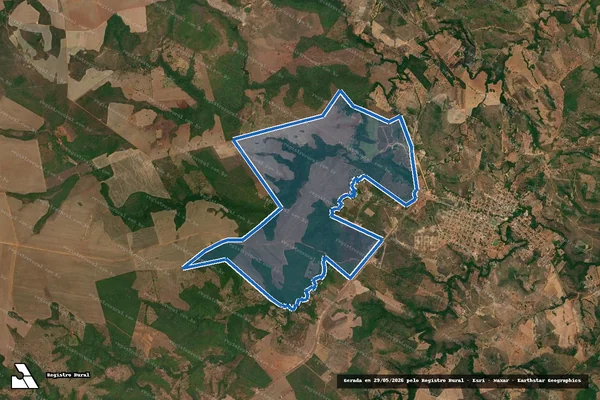 Imagem de satélite de UNIFICAÇÃO DOS LOTES 111 e 107 PARTE DA 5ª ETAPA e LOTES 194 e 195 DA 4ª ETAPA, LOTEAMENTO SERRA DO LAJEADO / UNIFICAÇÃO DOS LOTES 111 e 107 PARTE DA 5ª ETAPA e LOTES 194 e 195 DA 4ª ETAPA, LOTEAMENTO SERRA DO LAJEADO em Aparecida do Rio Negro - TO