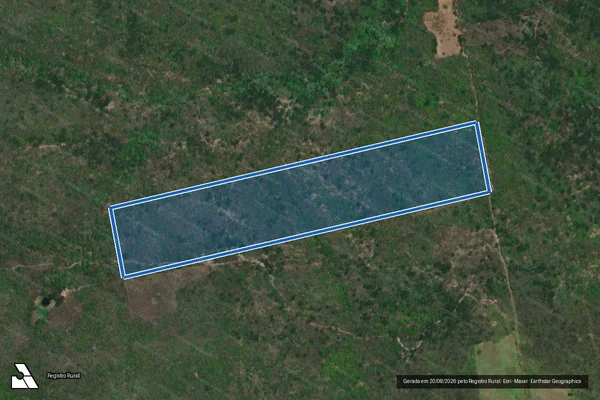Imagem de satélite de PROJETO DE ASSENTAMENTO PASSAGEM DO JUAZEIRO - LOTE 86 - Parte 1 em São Paulo do Potengi - RN