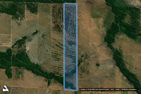 Imagem de satélite de PROJETO DE ASSENTAMENTO ARAÚNA I – Lote 63 / Parte 1