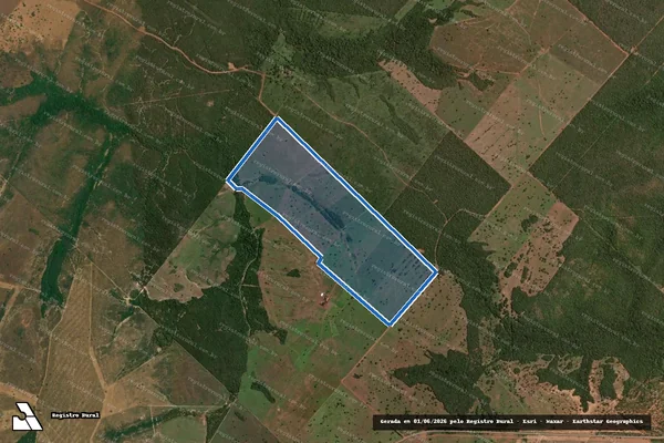 Imagem de satélite de Coruja Agropecuária - Parte Remanescente da Parte do Lote n° 47, do Loteamento Três Barreiras, 3ª Etapa, Folha 02 em Araguaçu - TO