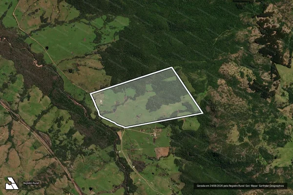 Imagem de satélite de Cabanha Niazzi - Campo em Lavras do Sul - RS