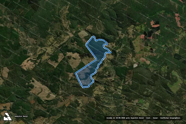 Imagem de satélite de Fazenda Rondon III - Única em General Carneiro - PR
