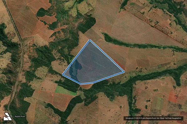 Imagem de satélite de Fazenda Campo Belo e Perobas - "Maneco" - Parcela 1 em Campina Verde - MG