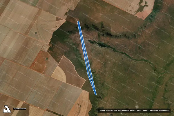 Imagem de satélite de Fazenda Reserva 01.02 - Parcela V  - Parte 1 em Formosa do Rio Preto - BA
