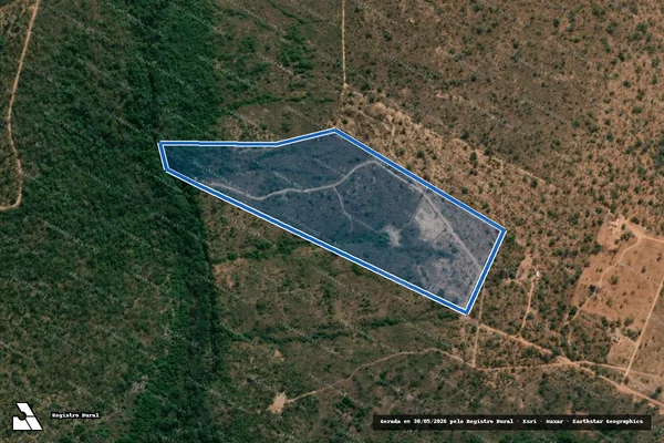 Imagem de satélite de FAZENDA NOVA ? PARCELA 13 - GLEBA 06 em Brasilândia de Minas - MG