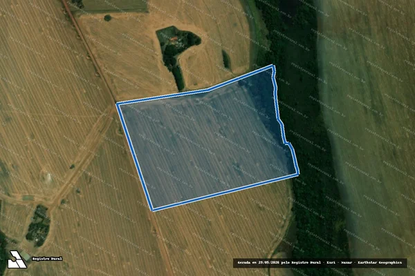 Imagem de satélite de FAZENDA RIO DOCE AGUA MANSA - PARTE 1 em Rio Verde - GO