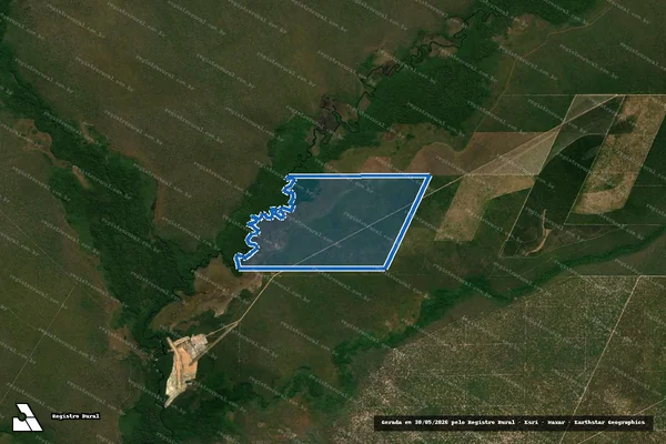 Imagem de satélite de Fazenda Arara II - Parcela 1 em Reserva do Cabaçal - MT