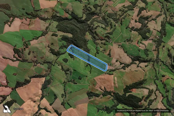 Imagem de satélite de LOTE RURAL N°471 - LOTE N°471 em Jaboticaba - RS