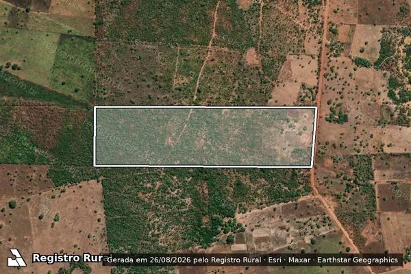 Imagem de satélite de P.A Bucaina ? Lote nº 41 - P.A Bucaina - Lote nº 41 em Flores de Goiás - GO