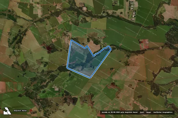 Imagem de satélite de FAZENDA SANTA ANGÉLICA - Parte 1 em Sidrolândia - MS