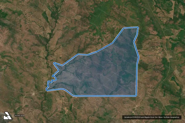 Imagem de satélite de Fazenda Jacaracy - Parcela 01 em Carolina - MA