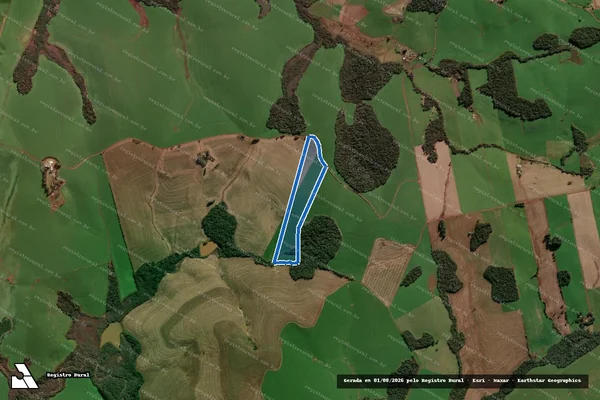 Imagem de satélite de OURO PRETO KLEINUBING - Parte 1 em Sertão - RS