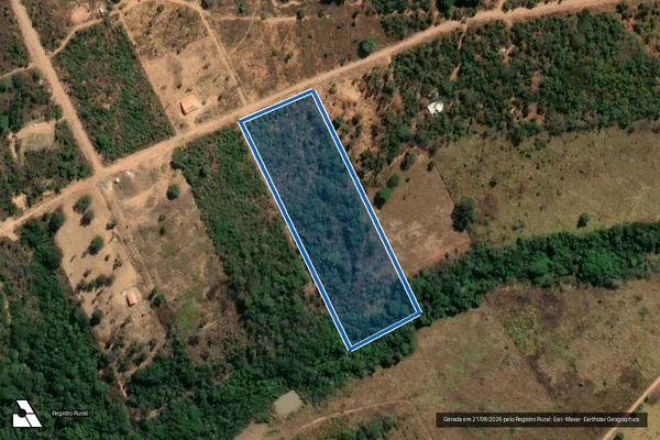 Imagem de satélite de Fazenda Augustus - Gleba A - CHáCARA 24 em Cordisburgo - MG