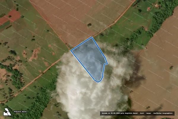 Imagem de satélite de FAZENDA CAVEIRA DE BAIXO OU TRÊS MONJOLOS - 05 em Santa Rosa de Goiás - GO