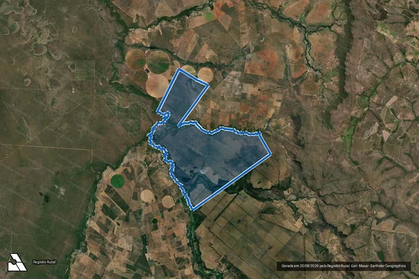 Imagem de satélite de Fazenda Sussuarana - Gleba 01 em João Pinheiro - MG