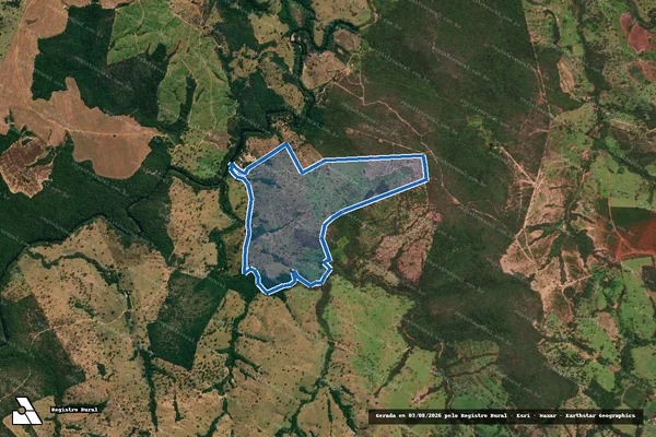 Imagem de satélite de Fazenda Custódia - Parte 1 em Catalão - GO