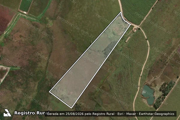 Imagem de satélite de SITIO TERRA SANTA - Parcela 1 em Rincão - SP