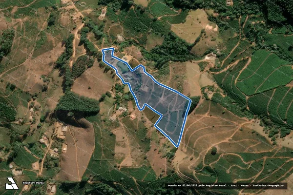 Imagem de satélite de SÃO PEDRO - Parte 1 em Divino - MG