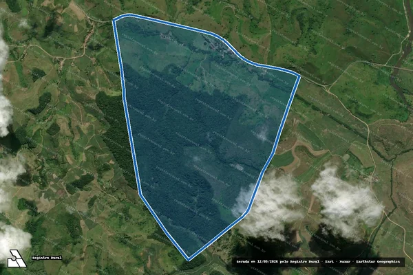 Imagem de satélite de FAZENDA CAMARÃO em Água Preta - PE