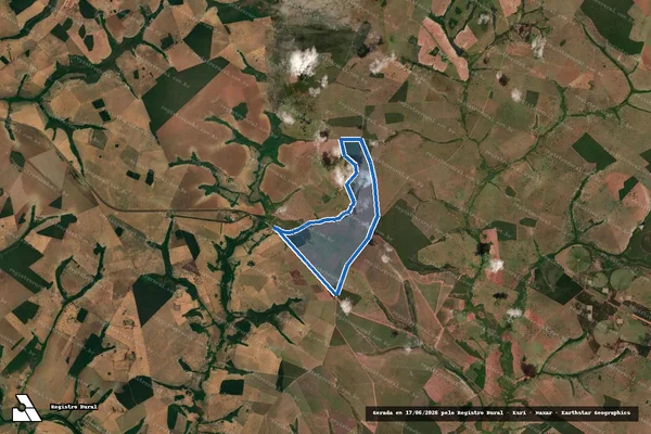 Imagem de satélite de FAZENDA SUPER 10 - FAZENDA SUPER 10 em Aparecida do Rio Doce - GO