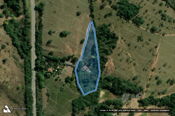 Imagem de satélite de SITIO SANTA TEREZINHA - Parte 1 em Oliveira - MG
