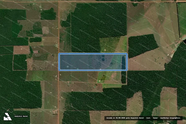 Imagem de satélite de LOTE 05 - GLEBA 60 - SETOR PROVIDÊNCIA - LOTE 05 - GLEBA 60 - SETOR PROVIDÊNCIA em Pimenteiras do Oeste - RO